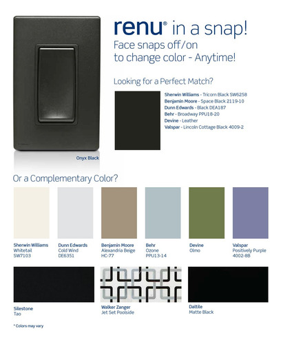 Rkr20-ob Renu Kit De Cambio De Color De Receptáculo Resisten