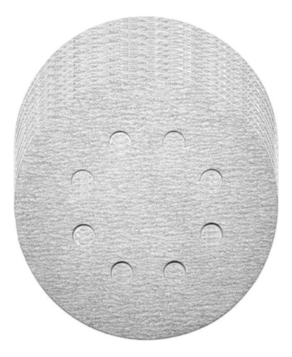10un Disco De Lixa Velcro Branco 125mm Grão 1000 Starfer Quantidade de cascalhos 10