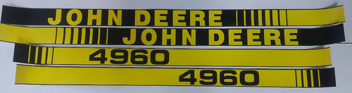 Juego De Calcos Para Tractor John Deere 4960