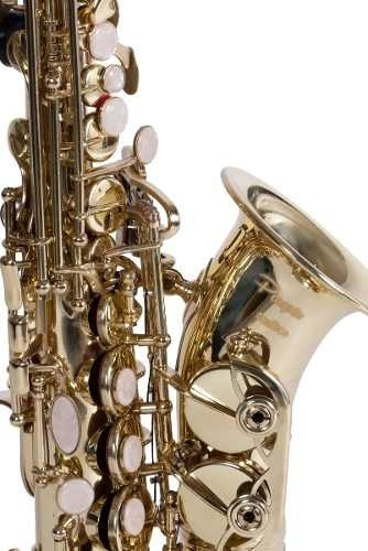 Saxo Soprano Curvo Parquer Con Estuche Boquilla Correa