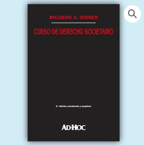 Curso De Derecho Societario - Nissen, Ricardo