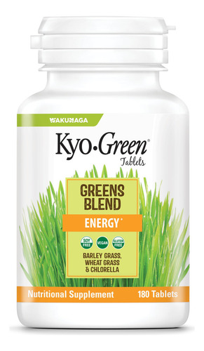 Kyo-green Greens Mezcla Energética En Tabletas, 180 Tabletas