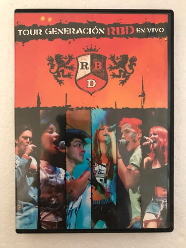 Dvd Tour Generacion Rbd En Vivo Rebelde Anahi Maite Perroni (Usado)