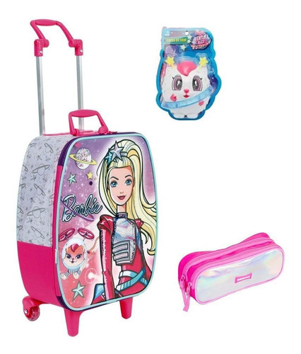 Kit Mochila Mala Malinha Barbie Aventura Escolar Infantil G