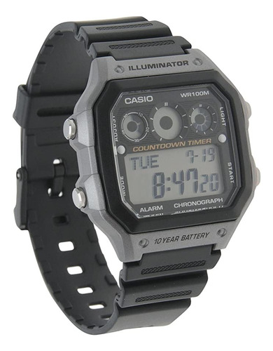 Reloj Casio Ae-1300wh-8av Original Resist Agua 100m
