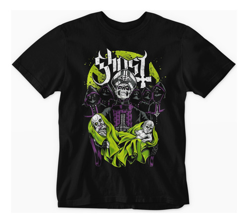 Camiseta Rock Metal Ghost N2