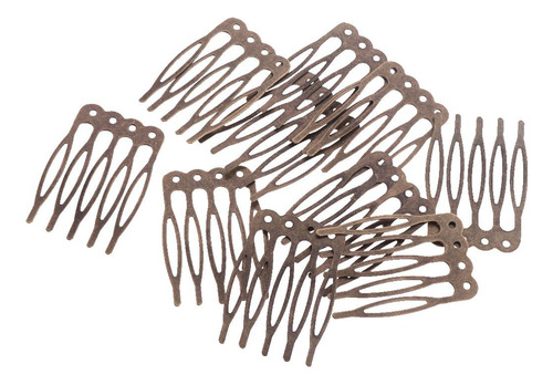 Hair Comb Diy Crafts 2.7cm Bronze 2.7cm Bronze 2.7cm