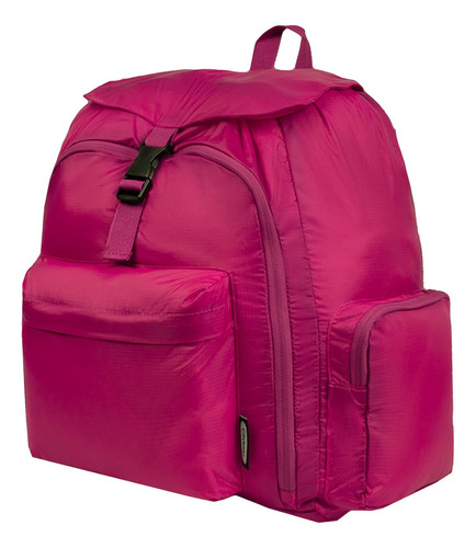 Morral Mochilero Xl  Citybags Fucsia