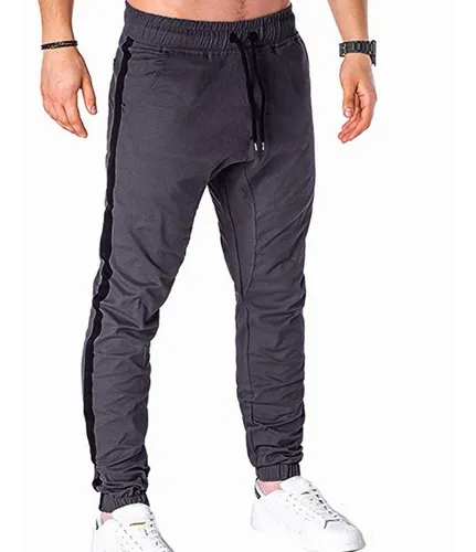 Pants Jogger Deportivo Hombre Gym Slim Fit Super Elastico Con Bolsas y  Cierre PHD106, Moda de Mujer