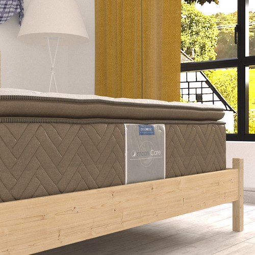 Colchón Restonic King Size Gold Premier Leyen Tecnología Freshdream Ortopédico + 2 Almohadas