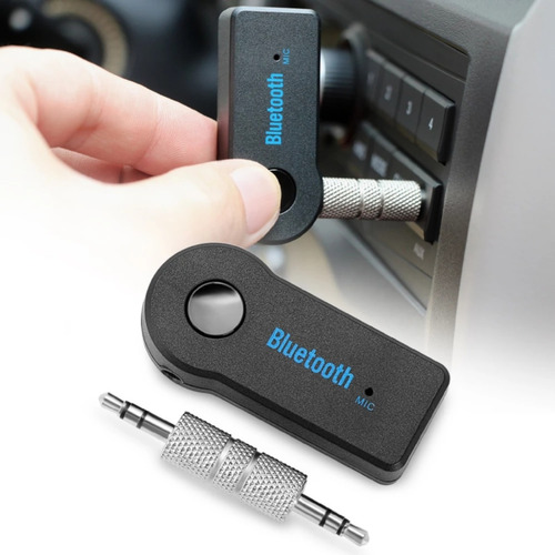 Imagen 2 de 6 de Adaptador Receptor De Musica Audio Bluetooth Auxiliar Carro