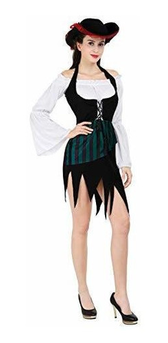Traje Priactivo Mujeres Wench Pirate Disfraces