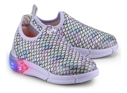 Zapatilla Leds Luces Bibi Space Sirena Ar 1228038