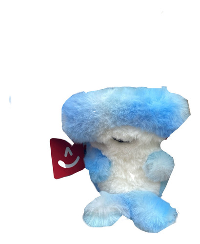 Peluche Aurora Rolly Pets. Peluche De Tiburon Martillo Color Azul Acero