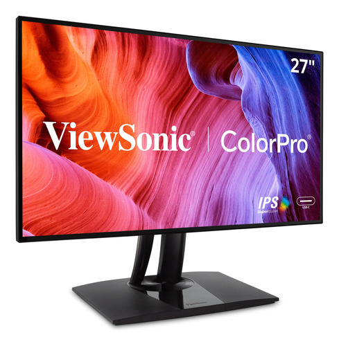 Viewsonic Vpa Monitor Ips P De 27 Pulgadas Con Ergonomía A.