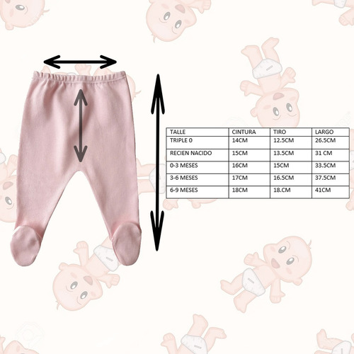 Imagen 2 de 4 de Medio Osito Bebe C/pie Interlock Estampado Animalitos
