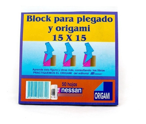 12 Block Origami 15 X 15 Cada Uno Cont 50 Hojas
