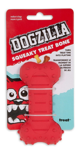 Treat Bone Ssqueaky Medium/ Large Dogzilla