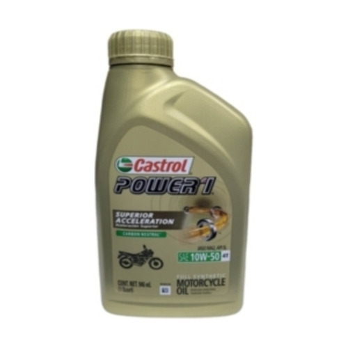 Aceite De Moto 10w 50 Full Sintético Castrol 4t Original