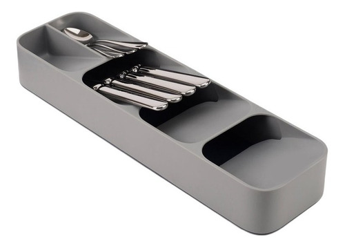 Imagen 1 de 8 de Organizador De Cubiertos Para Cajón 5 Compartimentos Cocina