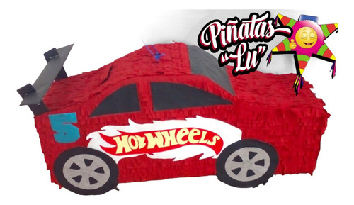 Piñata Hot Wheels De 80cm 