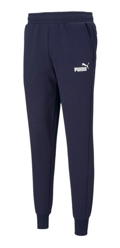 Pantalon Puma Hombre Ess Logo Pants Fl - Blue