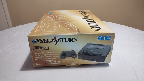 Sega Saturn Na Caixa Longbox + Scart + Funcionando! (Usado)
