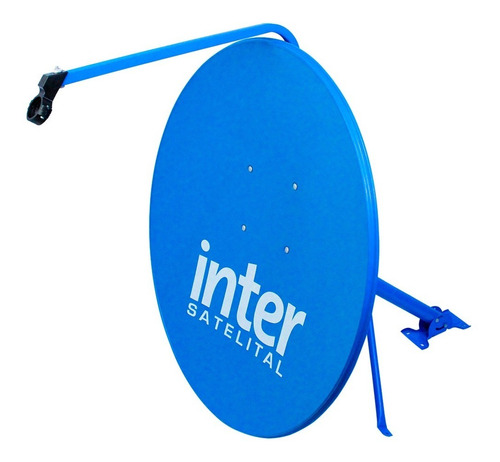 Antena Azul De Inter Para Tv Satelital