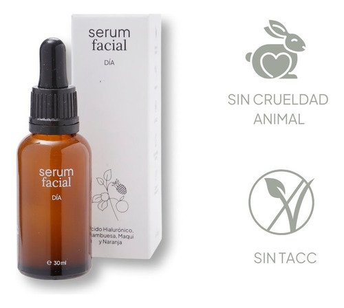 Serum Facial Dia Vegaplay C Ac Hialuronico Y Frambuesa 30 Ml