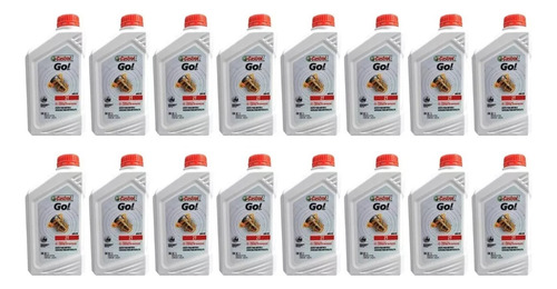 Caja Aceite Castrol Go 2t Mezcla X 16 Unidades 