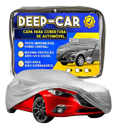 Capa Cobrir Carro Forrada Protecao Sol Chuva Impermeável Menor preço em Capa Cobrir Carro Forrada Protecao Sol Chuva Impermeável