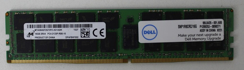 Imagem 1 de 2 de Memória P/ Servidor Ddr4 Micron 16gb 2rx4 Pc4-2133p-rb0-10