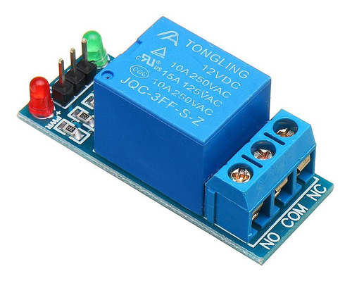 Placa De 1 Canal A Relé 12v Con Transistor Y Led Arduino