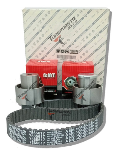 Kit Correa Distribucion Orig + Imp Fiat Strada 1.7 T/diesel