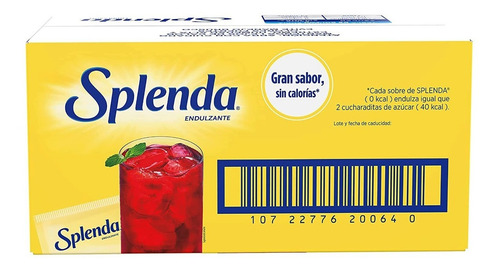 Splenda Nestle Endulzante Sin Calorias 700 Sobres 1 Gr C/u