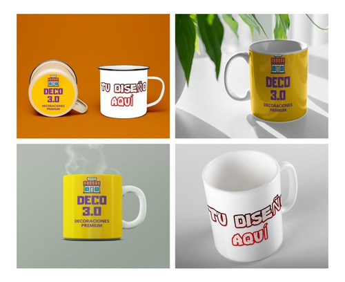15+1 Mockups Tazas Editables En Photoshop + Video De Muestra