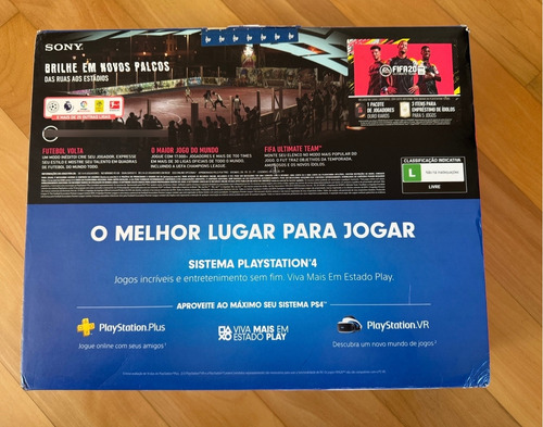 Sony Playstation 4 Slim 1tb Fifa 20. *praticamente Sem Uso* Preto (Usado)