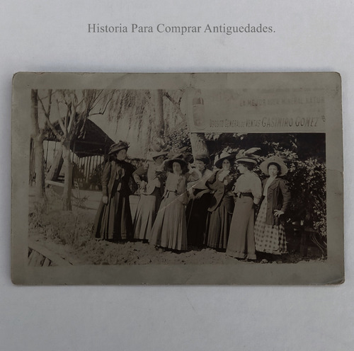 Antigua Foto Deposito General De Ventas Casimiro Gomez 1905