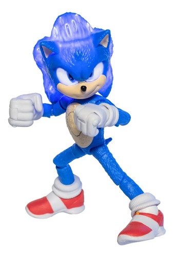 Figura Sonic 3 La Pelicula The Hedgehog Sonic Con Luz