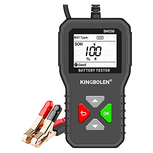 Bm550 6v 12v 24v Car Battery Tester, 100-2000 Cca Volta...