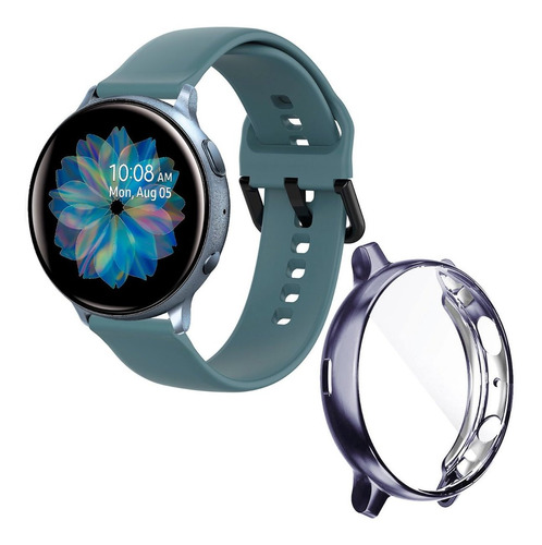 Combo Correa Deportiva Flat + Case Galaxy Watch Active 2