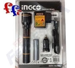 Linterna Cree Led 5w 16cm Ingco Bateria Litio Recargable