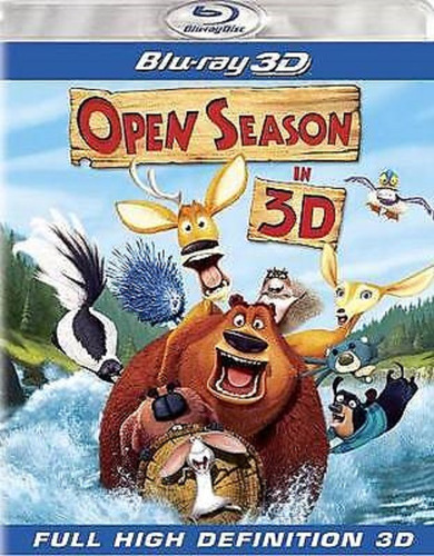 Open Season Amigos Salvajes | Blu Ray 3d Película Nuevo