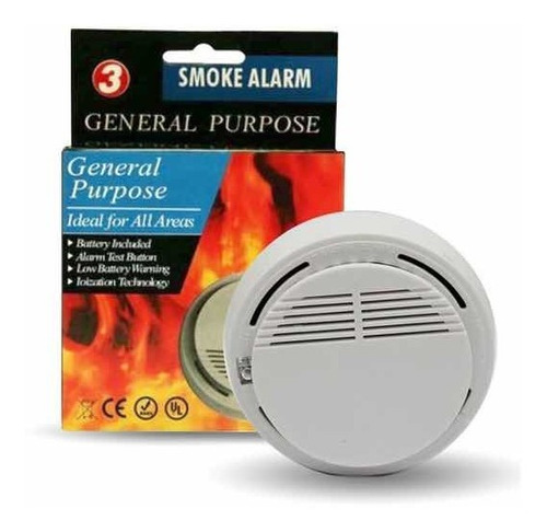 Alarma Sensor Detector De Humo Autónomo Hogares Empresas