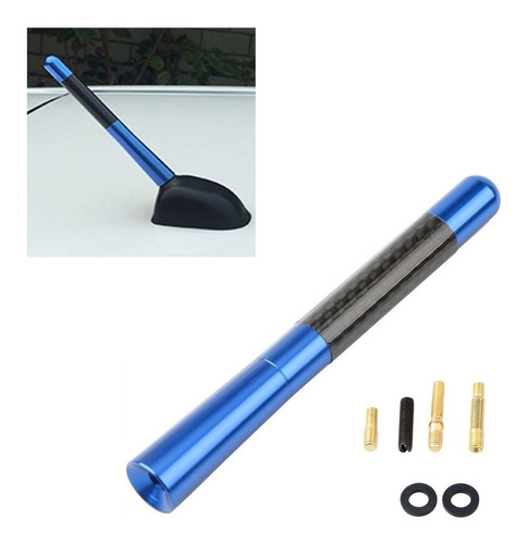 Antena Azul Radio Fibra Carbono Jeep Grand Cherokee 5.9 1998