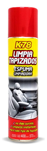 Espuma Limpia Tapizados Cuero Tela Plastico K78 400cc - Jab