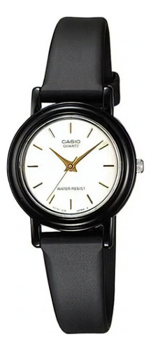 Reloj Casio Para Mujer Clásico Elegante Original Lq139 7a Color de la malla Negro Color del bisel Negro Color del fondo Blanco