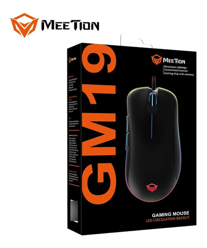 Mouse Gamer Para Escritorio Meetion Gm19