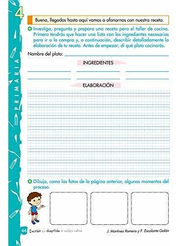 Escribir Es Divertido Si Sabes Como. Cuaderno 4 / Editorial