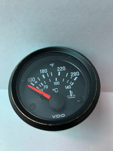 Marcador De Temperatura Electrico 40-140°c (100-280f)12v Vdo